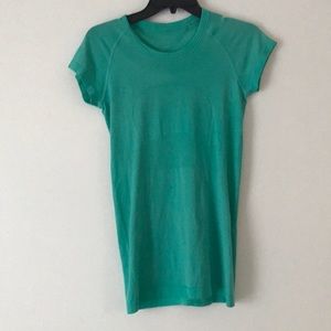 Aqua mint Lululemon swiftly tech shirt!!